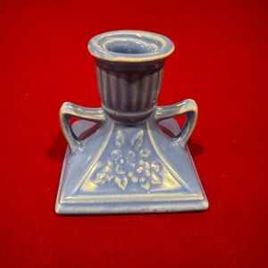 Blue Ceramic Candle Holder